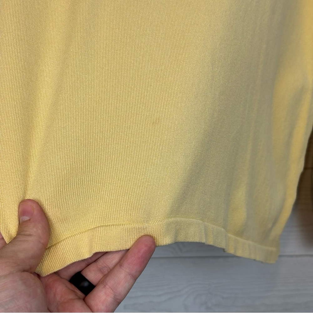 Pendleton Long Sleeve Silk Blend Gold Shirt Size Large Petite - Picture 4 of 10